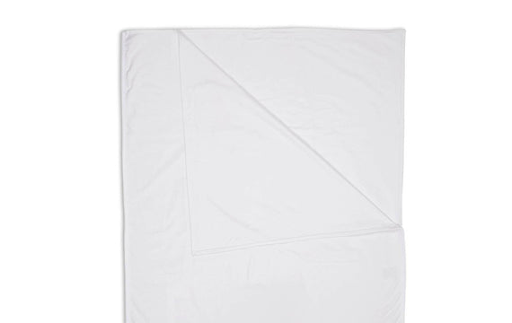 girl smiling in waterproof sleeping bag