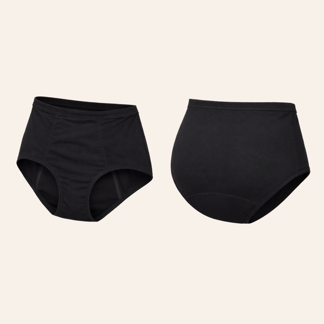 Period Underwear - Full Brief - Black