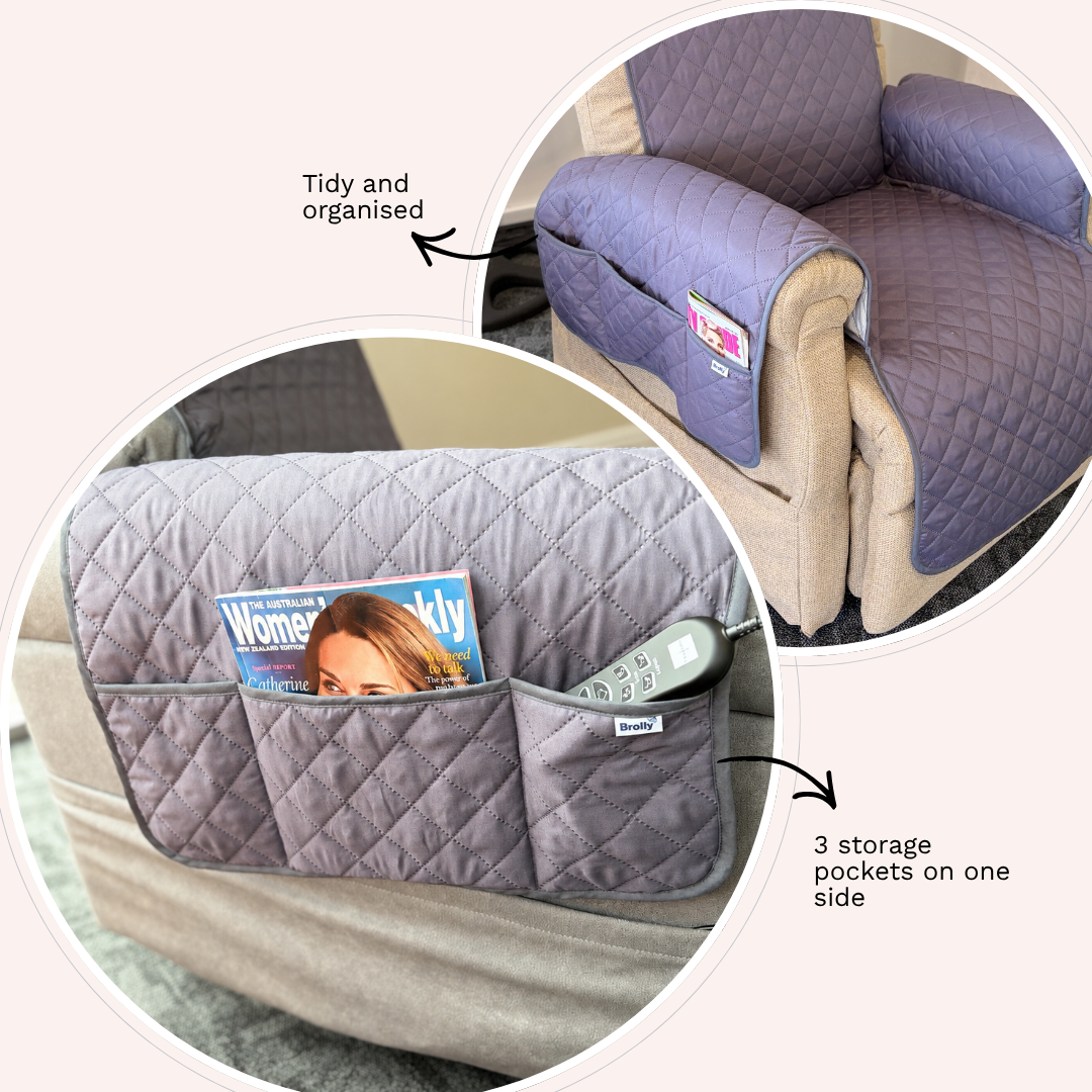 Recliner Protector with Arms