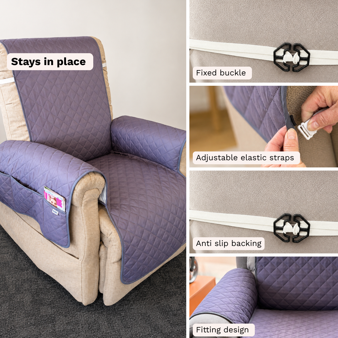 Recliner Protector with Arms