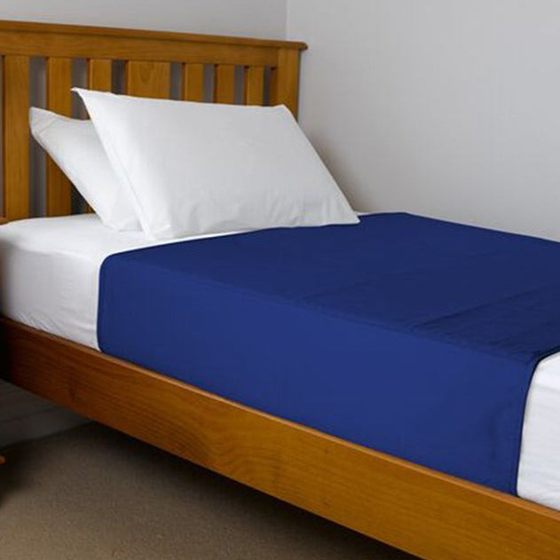 Dark blue Waterproof Brolly Sheet in Adult Room King Single